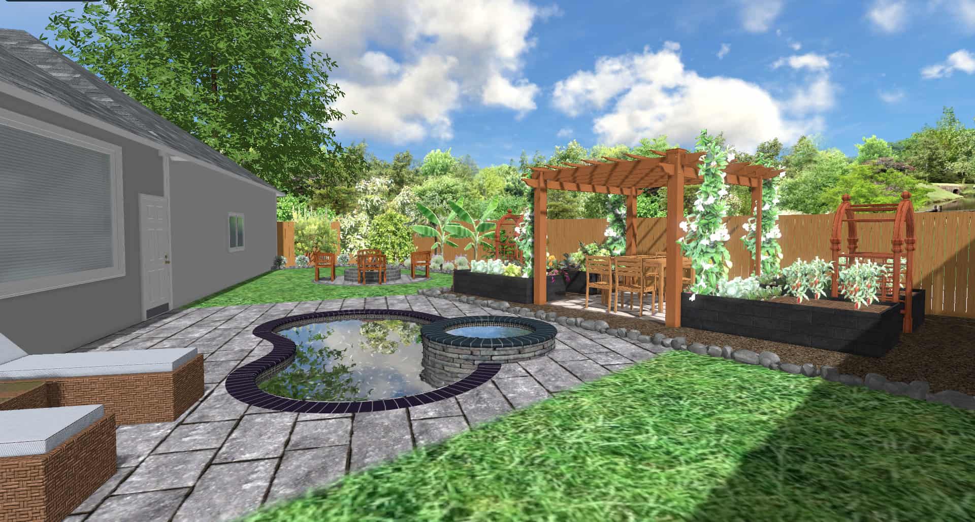 Landscape design example