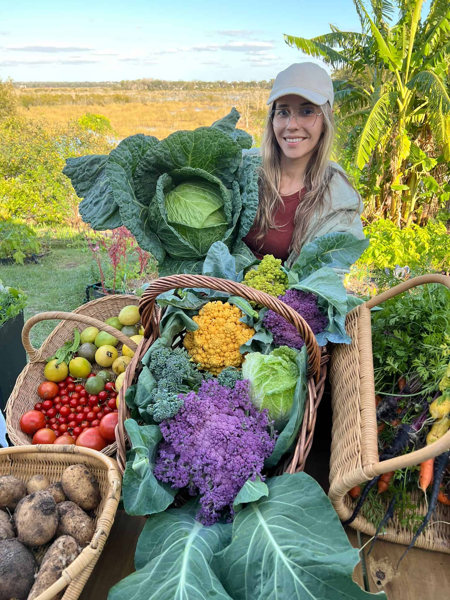 Stephanie Summers in the garden
